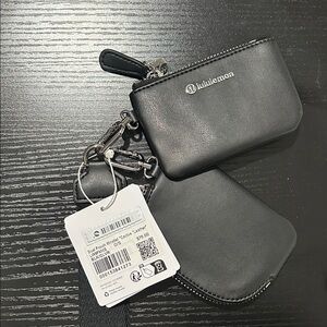 NWT Lululemon Dual Pouch Cactus Leather Black